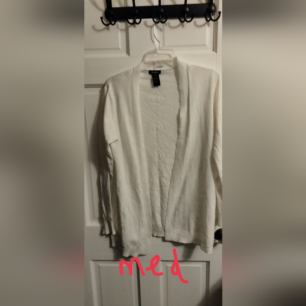 Coco Bleu Women's White Cardigan Sweater